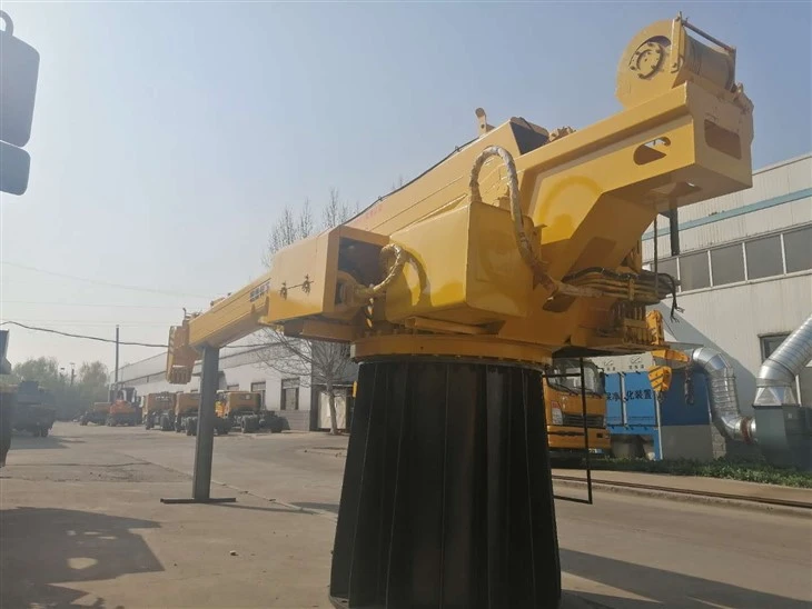 12T Fishing Boat Cargo Deck Crane