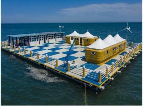 seafood processing dock over the sea by TRODAT CHINA seafood processing dock over the sea by TRODAT CHINA